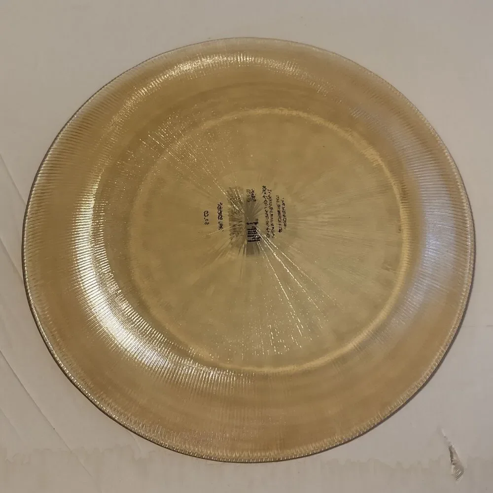 Pier 1 Clear Amber 8.5” Plate Starburst Replacement NWT